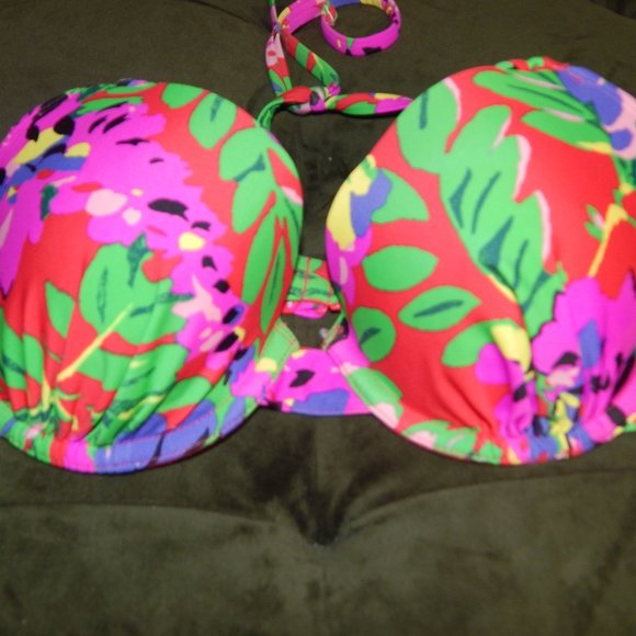 Aerie Floral Two-Piece Bathing Suit - Picture 3 of 8